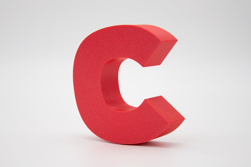 Letra 3D Rojo Exterior