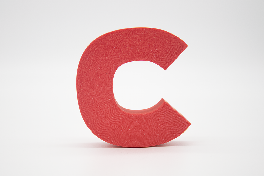 Letra 3D Rojo Exterior