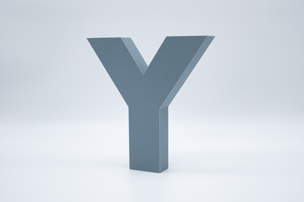 Letra 3D Gris