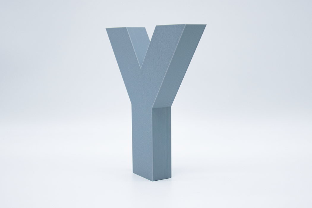 Letra 3D Gris
