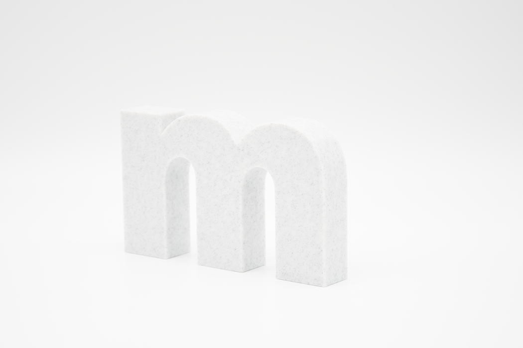 Letra 3D Mármol