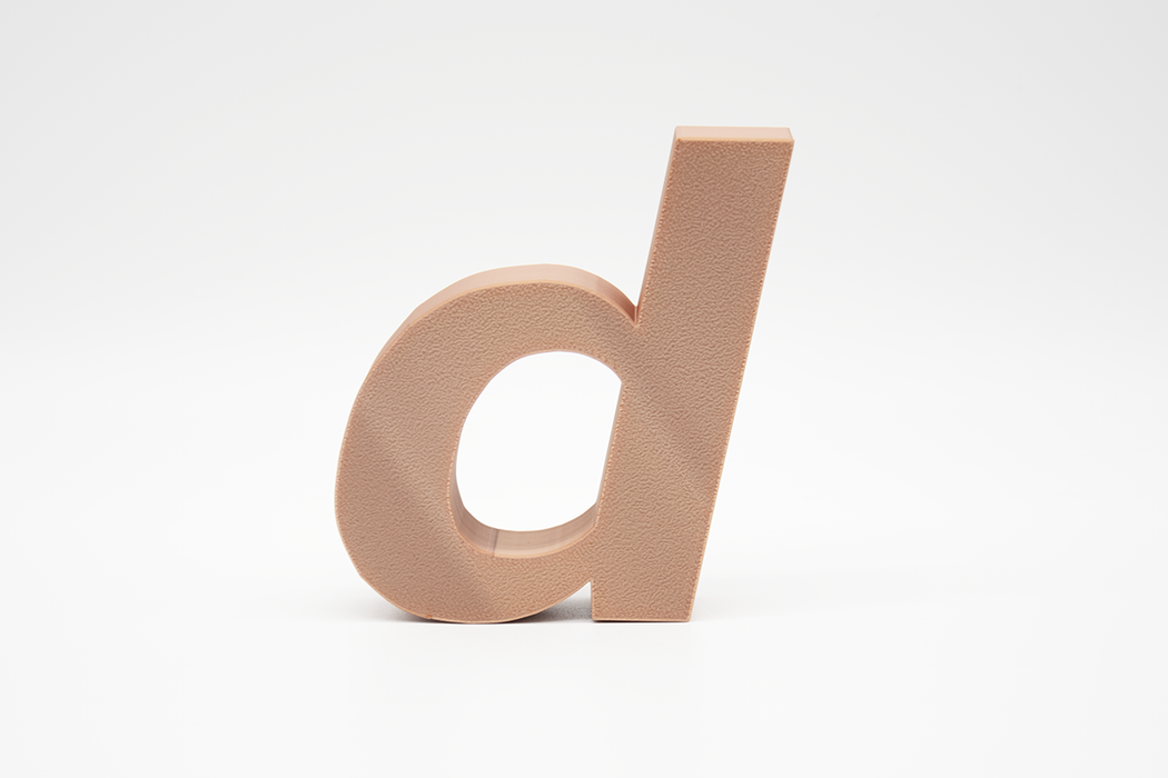 Letra 3D Cobre