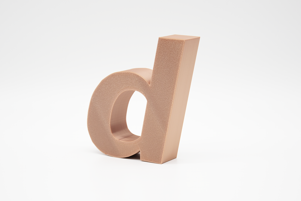 Letra 3D Cobre
