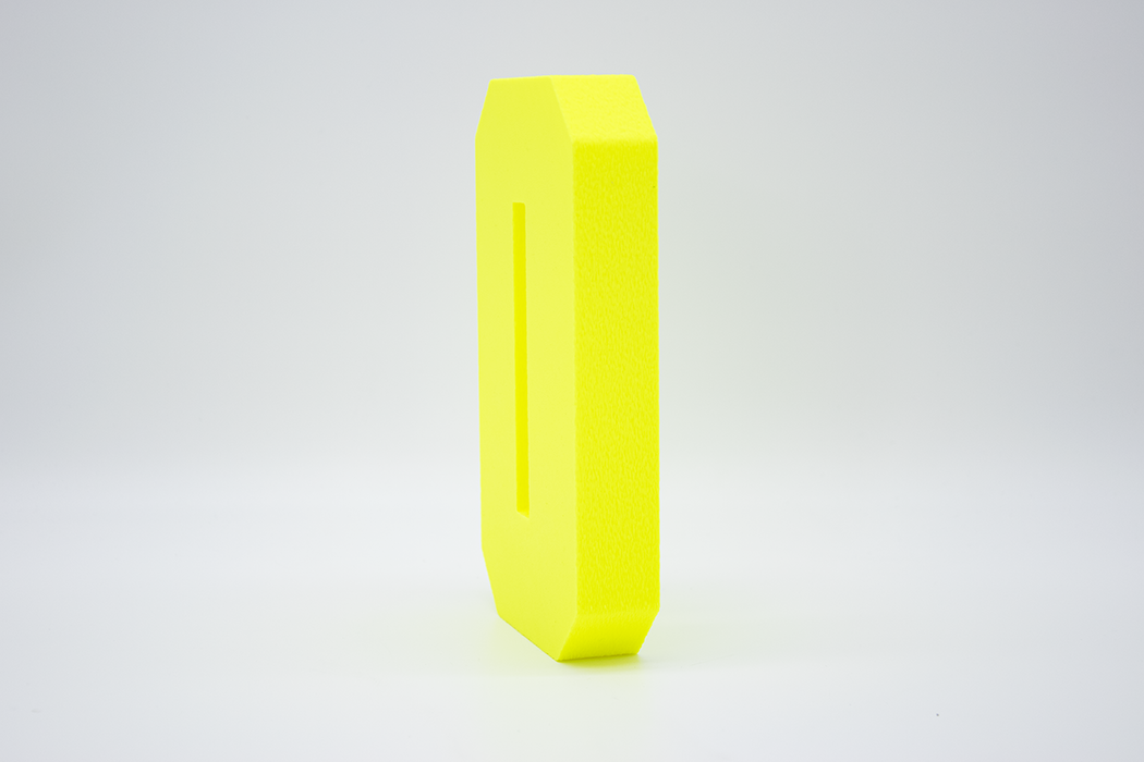 Letra 3D Amarillo Fluor
