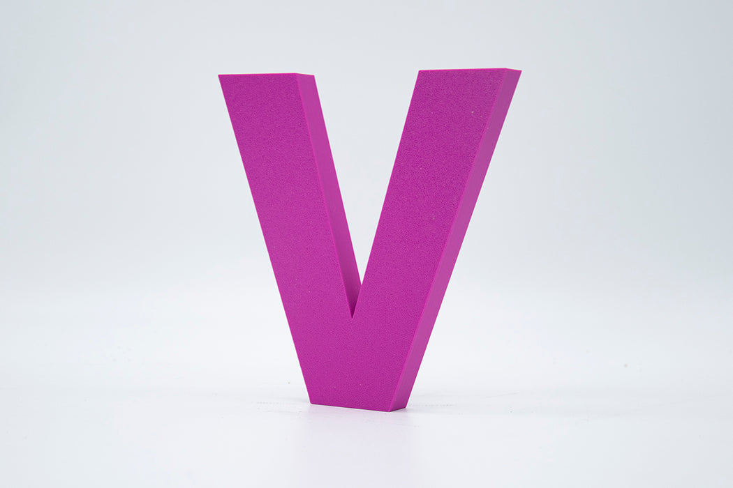 Letra 3D Malva