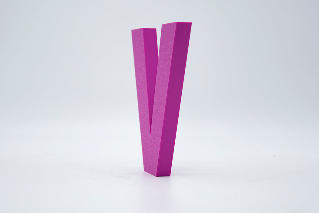 Letra 3D Malva