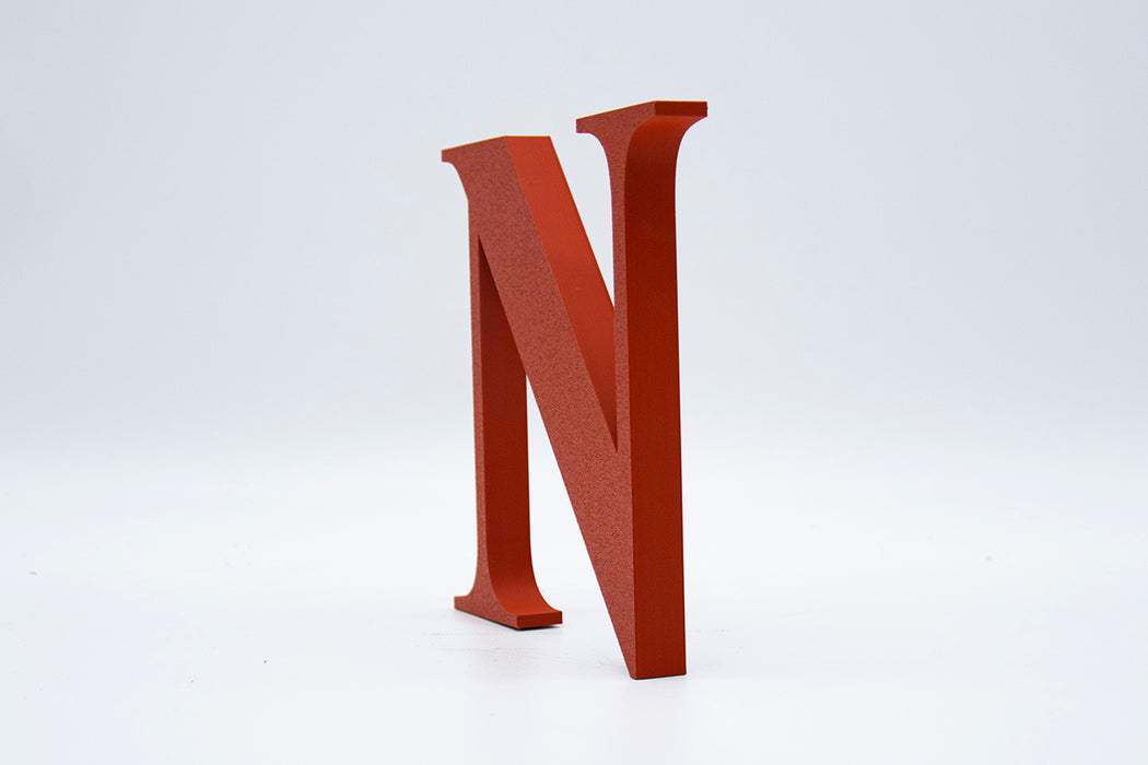 Letra 3D Caoba