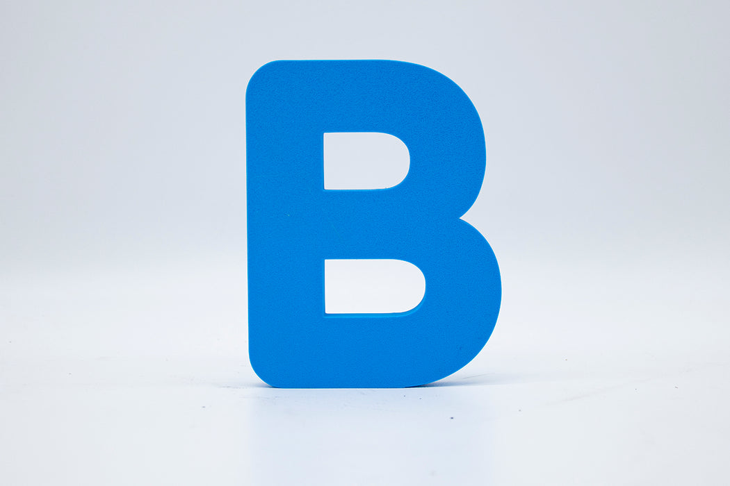 Letra 3D Azul Claro