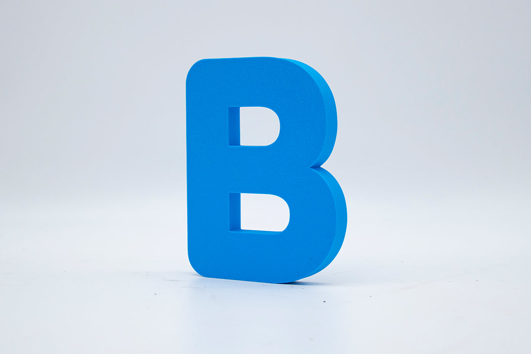Letra 3D Azul Claro