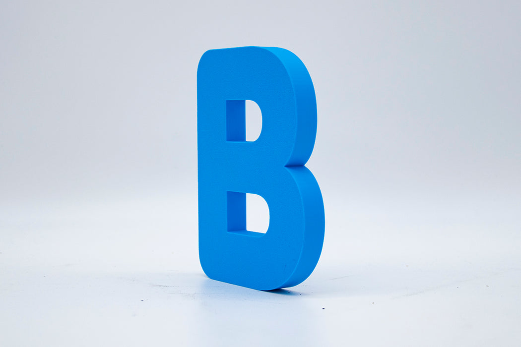 Letra 3D Azul Claro