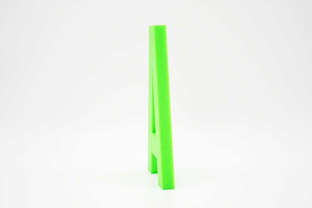 Letra 3D Verde Fluor