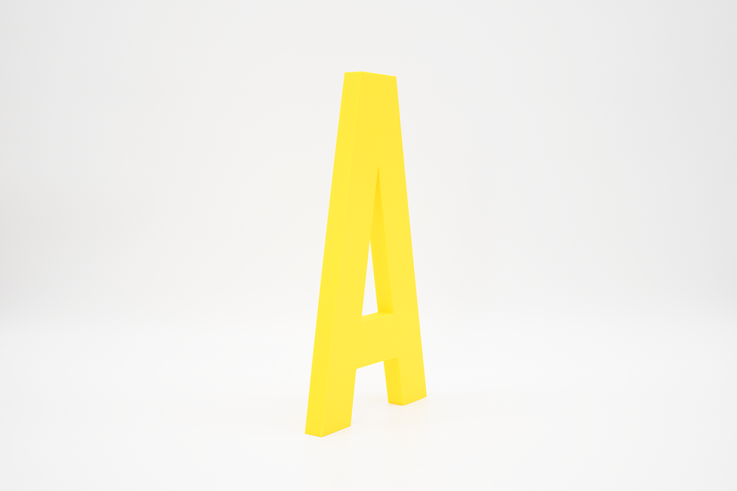 Letra 3D Amarillo