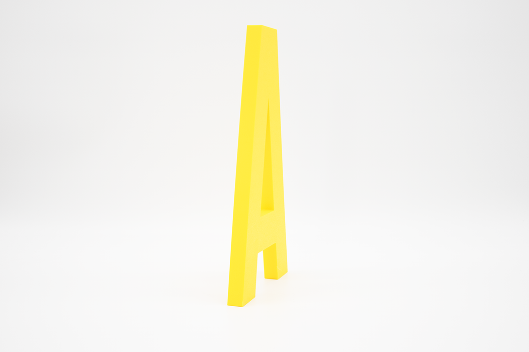Letra 3D Amarillo