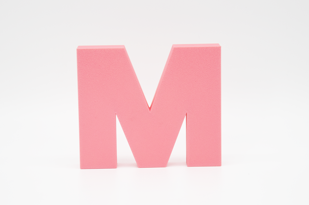 Letra 3D Rosa