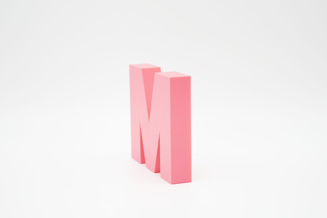 Letra 3D Rosa