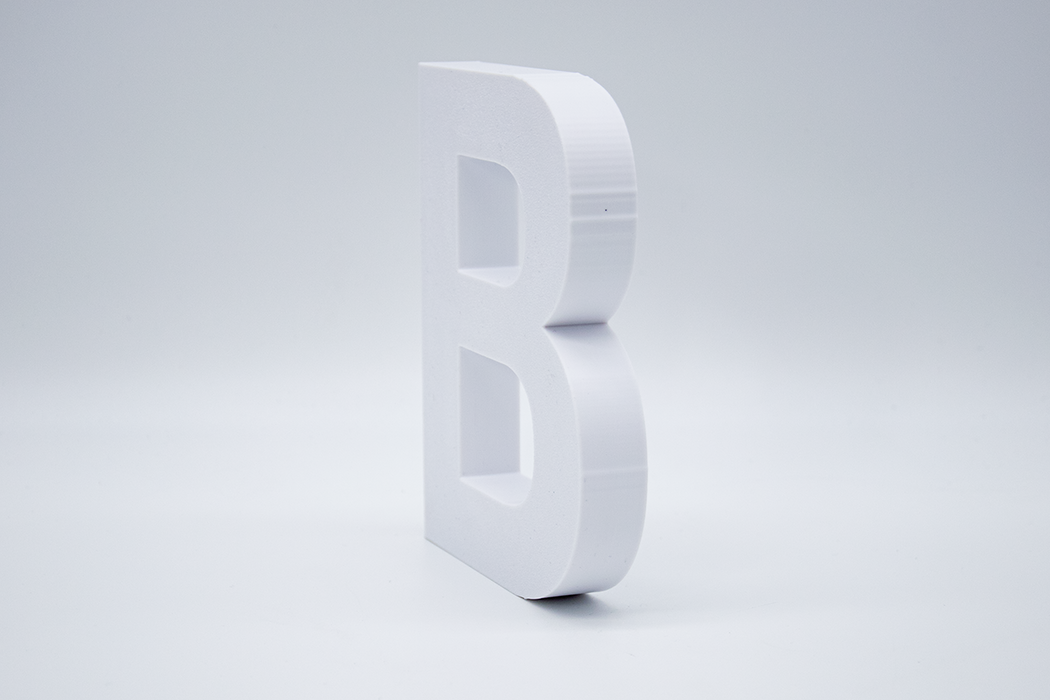 Letra 3D Blanco Exterior