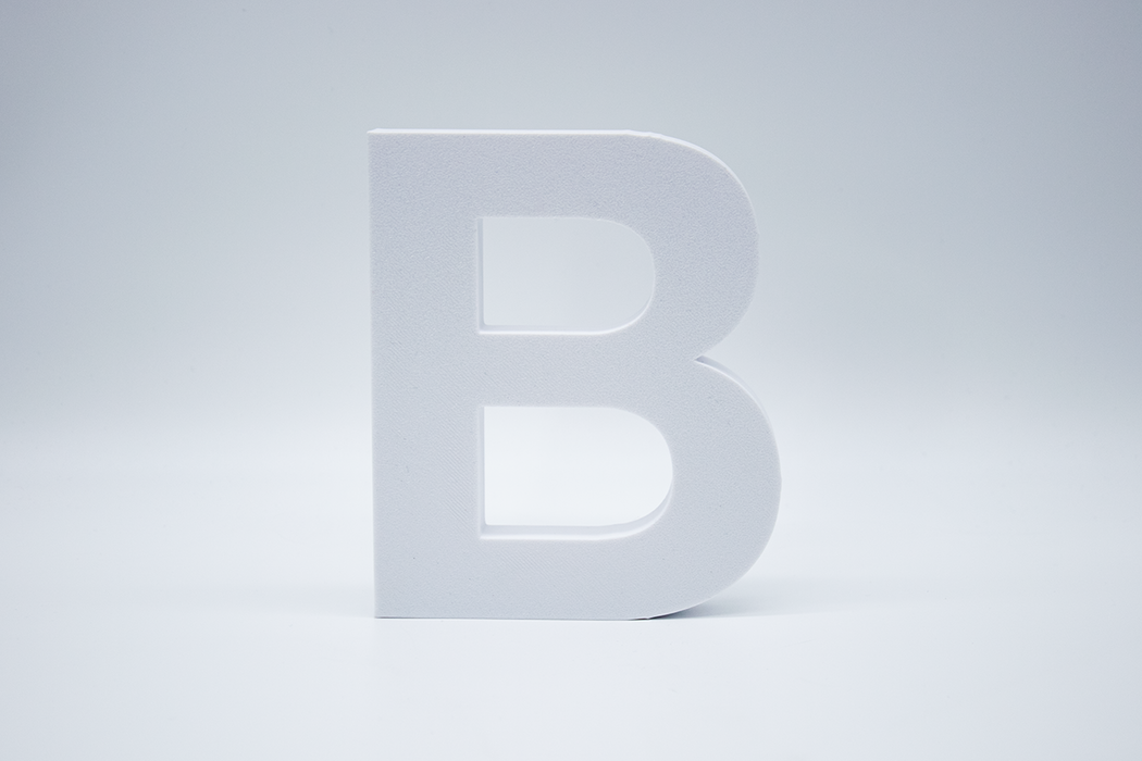 Letra 3D Blanco Exterior