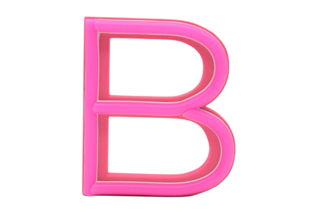 Letra 3D Rosa Neón