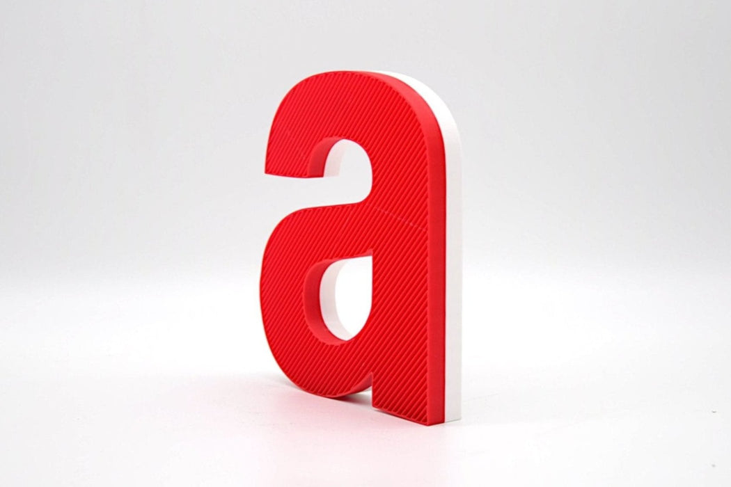 Letra 3D Rojo-Blanco Let´s Color