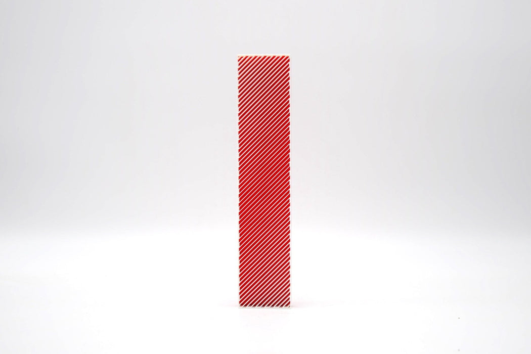Letra 3D Blanco-Rojo Let´s Color