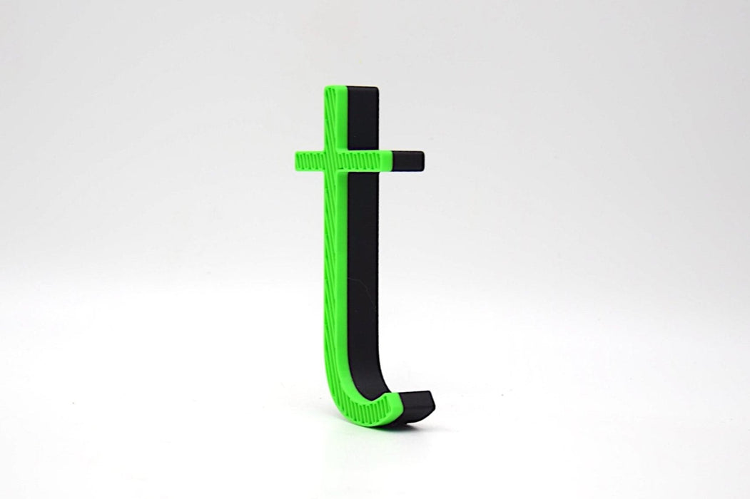 Letra 3D Verde claro-Negro Let´s Color