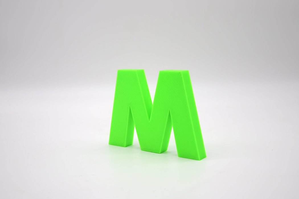 Letra 3D Verde Exterior
