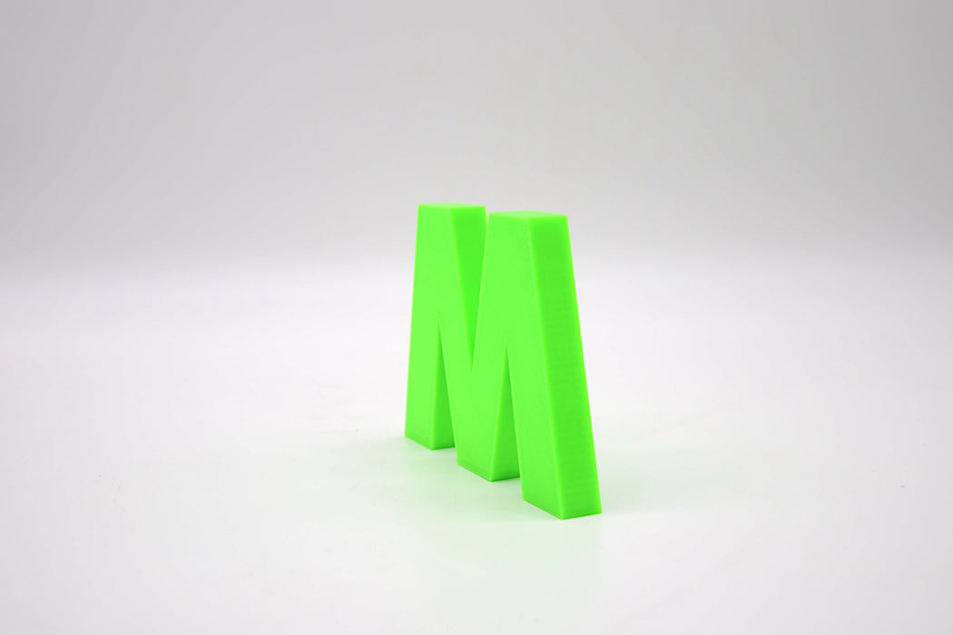 Letra 3D Verde Exterior