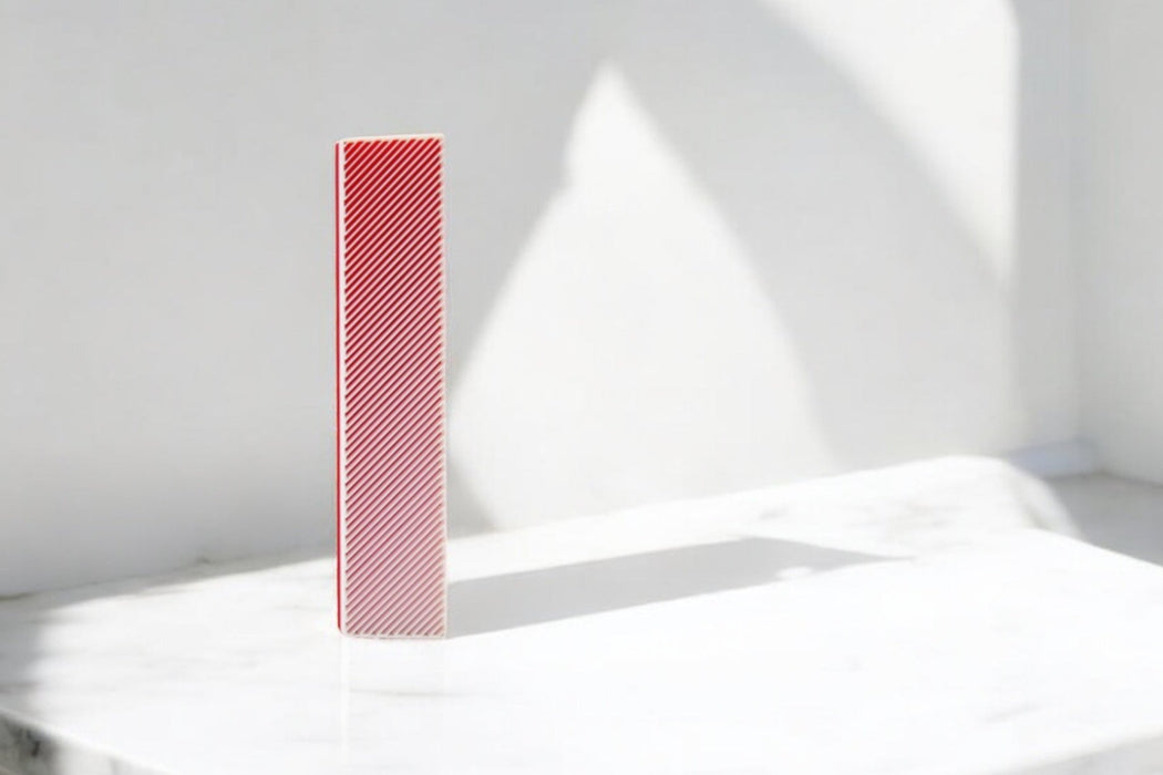Letra 3D Blanco-Rojo Let´s Color