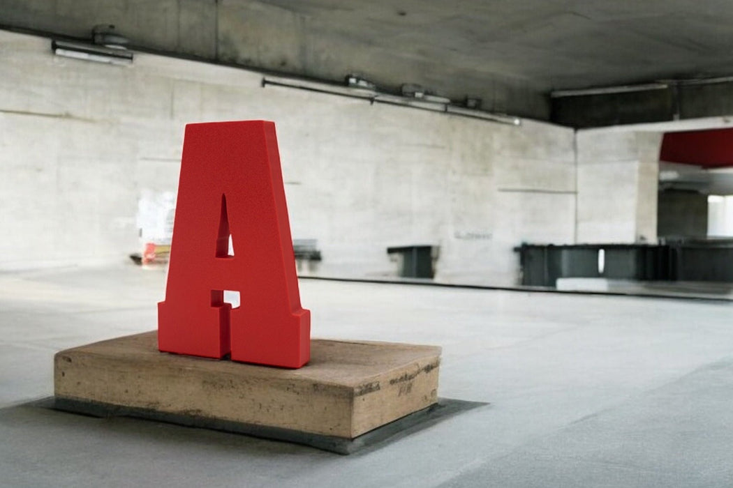 Letra 3D Rojo