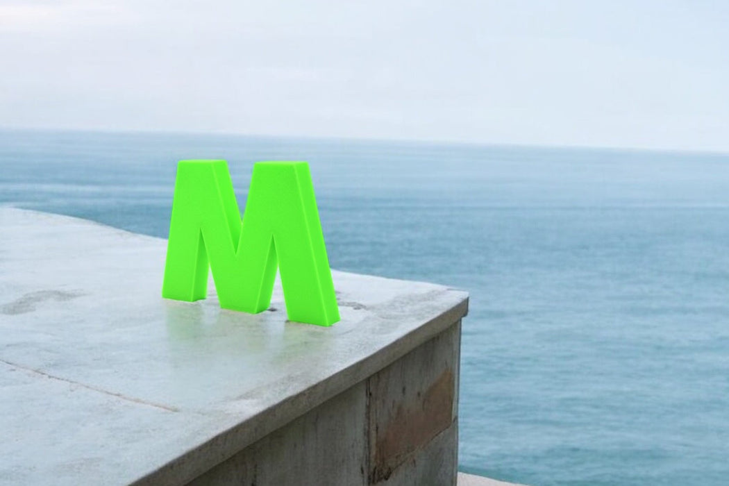 Letra 3D Verde Exterior