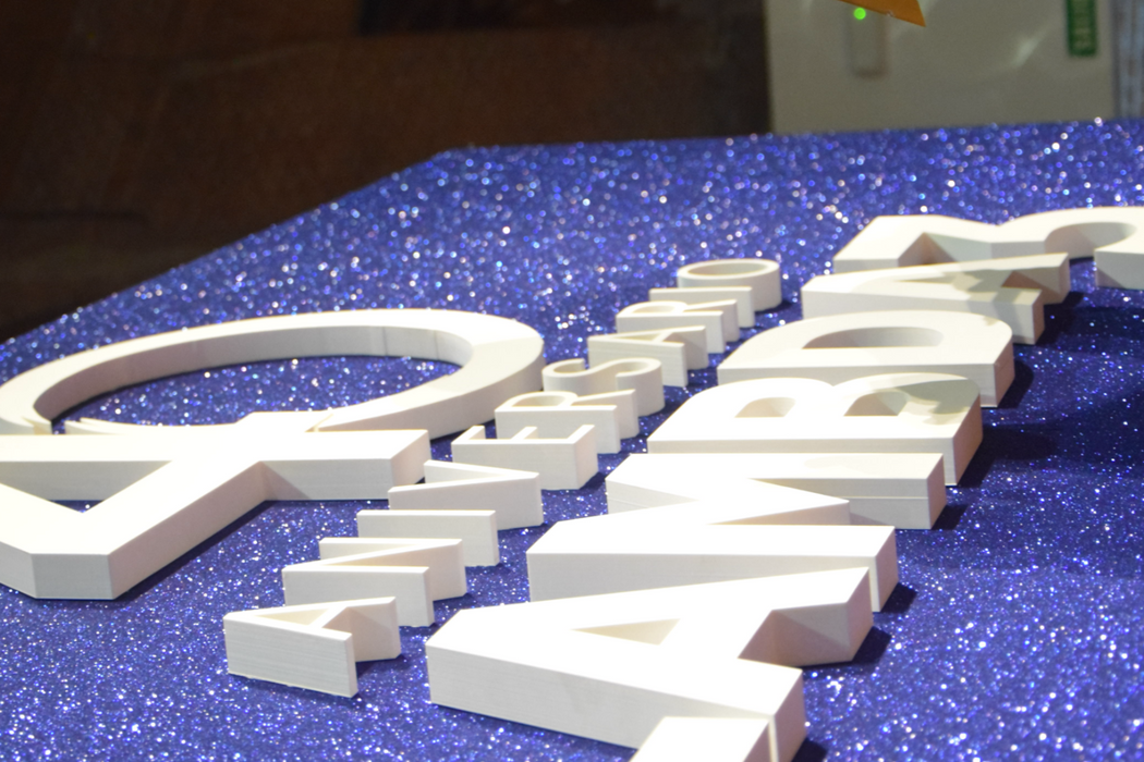 Letra 3D Morado