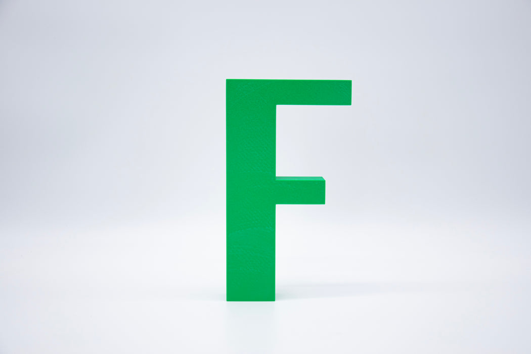 Letra 3D Verde