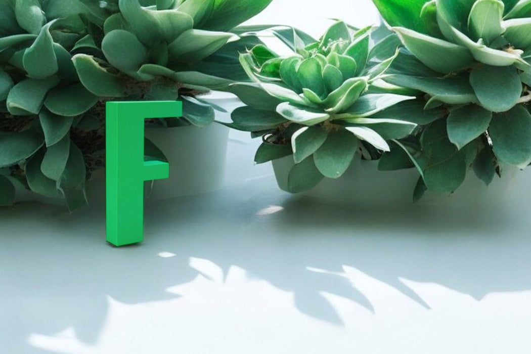 Letra 3D Verde